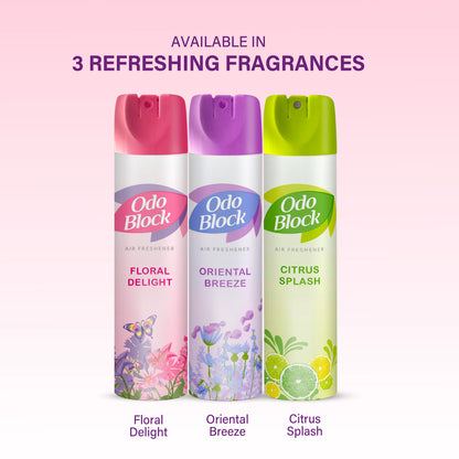 Odo Block Air Freshener (300ml) - Floral Delight