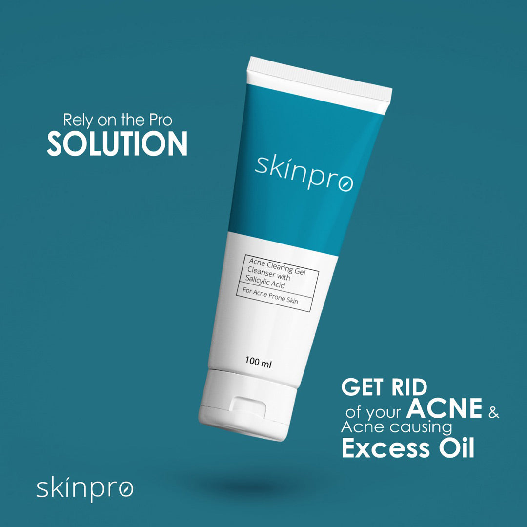 Skinpro Acne Clearing Gel Cleanser with Salicylic Acid (100ml)