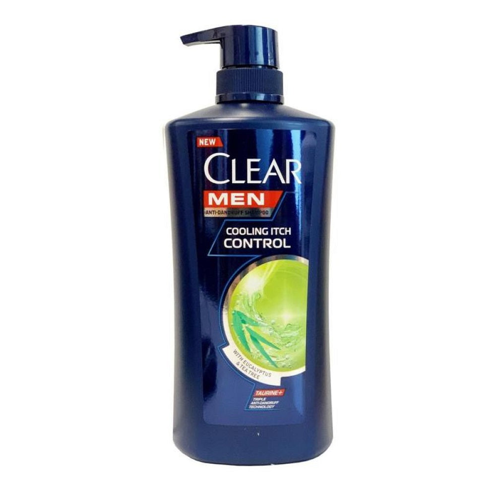 Clear Men Cooling Itch Control Anti-Dandruff Shampoo 650ml (Unilever O ...