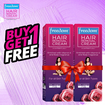 Freedom Hair Removal Cream 25ml (Buy 1 Get 1 Free)