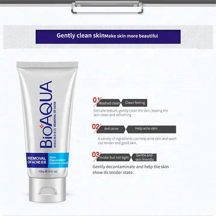 BIOAQUA Removal of Acne Rejuvenation Essence Liquid Facial Cleanser (100gm)