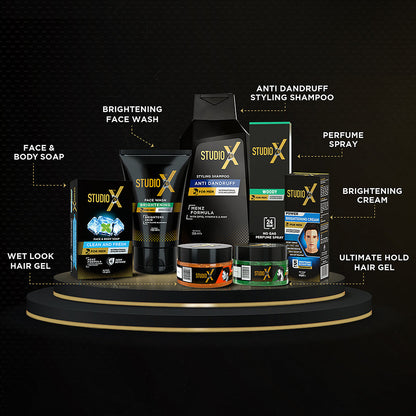 Studio X Anti Dandruff Shampoo for Men (5ml X 12 pcs)