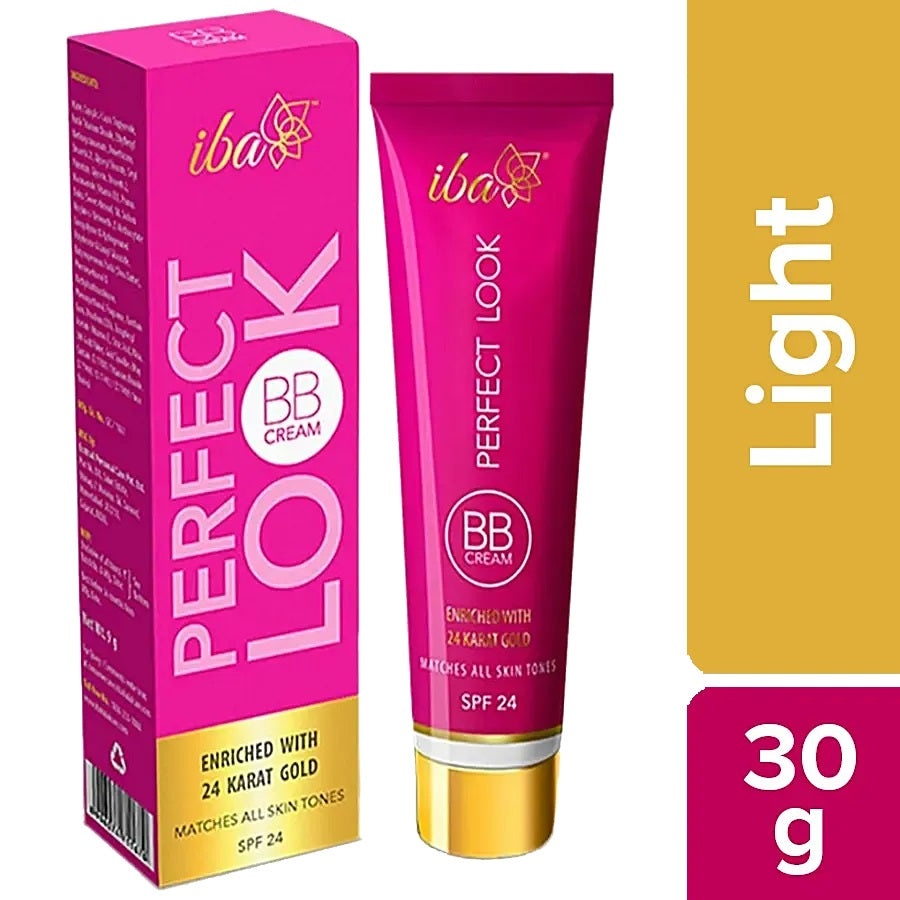 Iba Perfect Look BB Cream With 24 Karat Gold (30gm) - Light