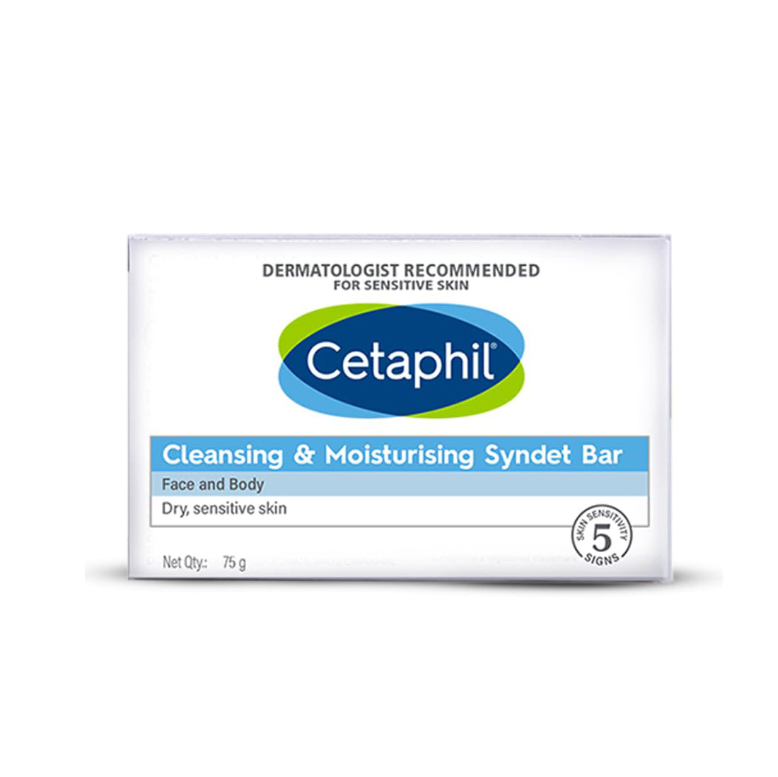 Cetaphil Cleansing and Moisturising Syndet Bar (75gm)