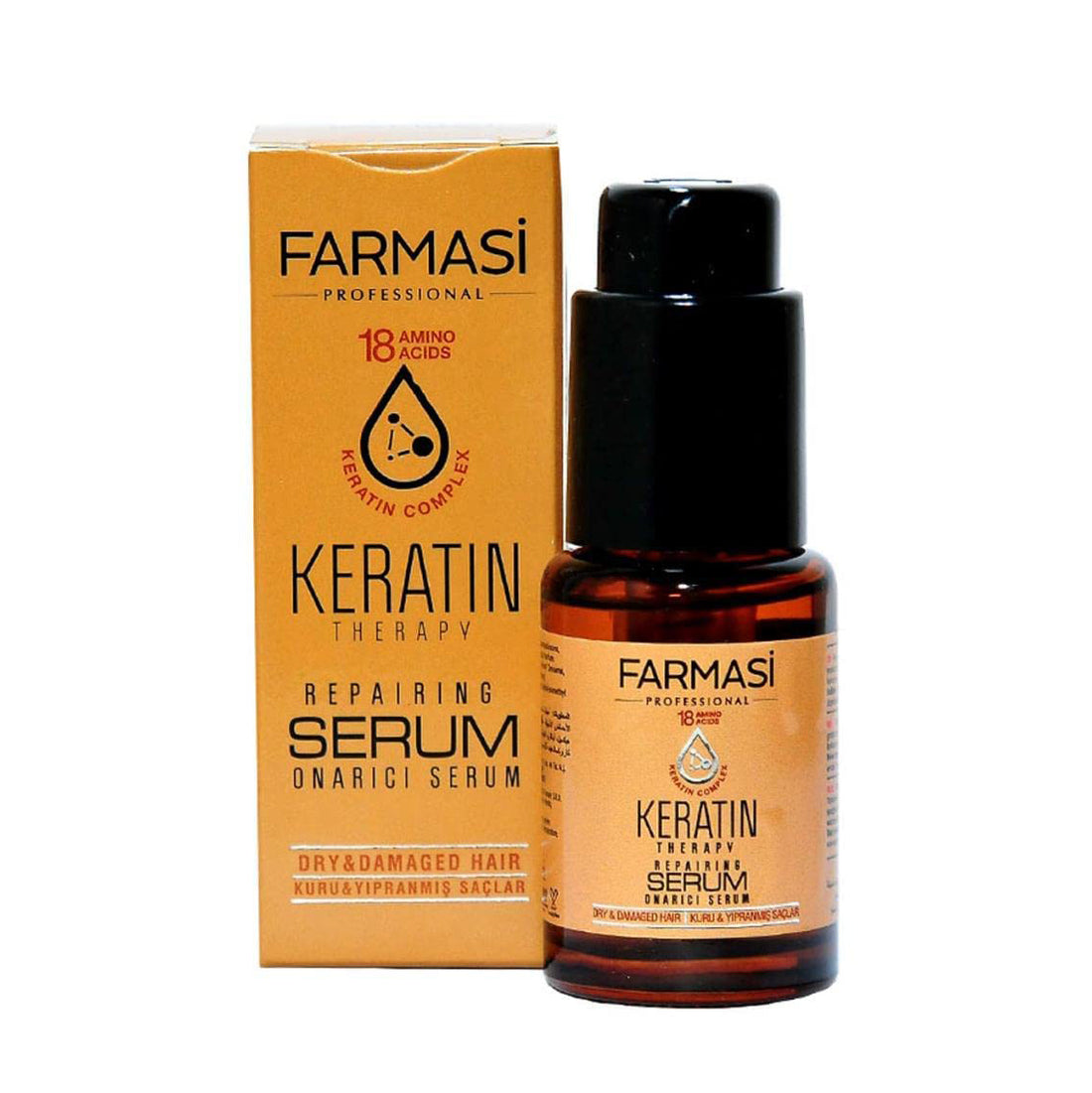 Farmasi Keratin Therapy Repairing Serum for Dry &amp; Damaged Hair (30ml)