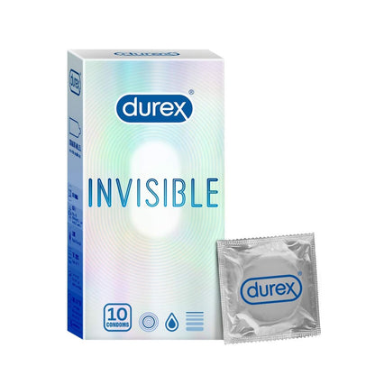 Durex Invisible Super Ultra Thin Condoms for Men 10pcs