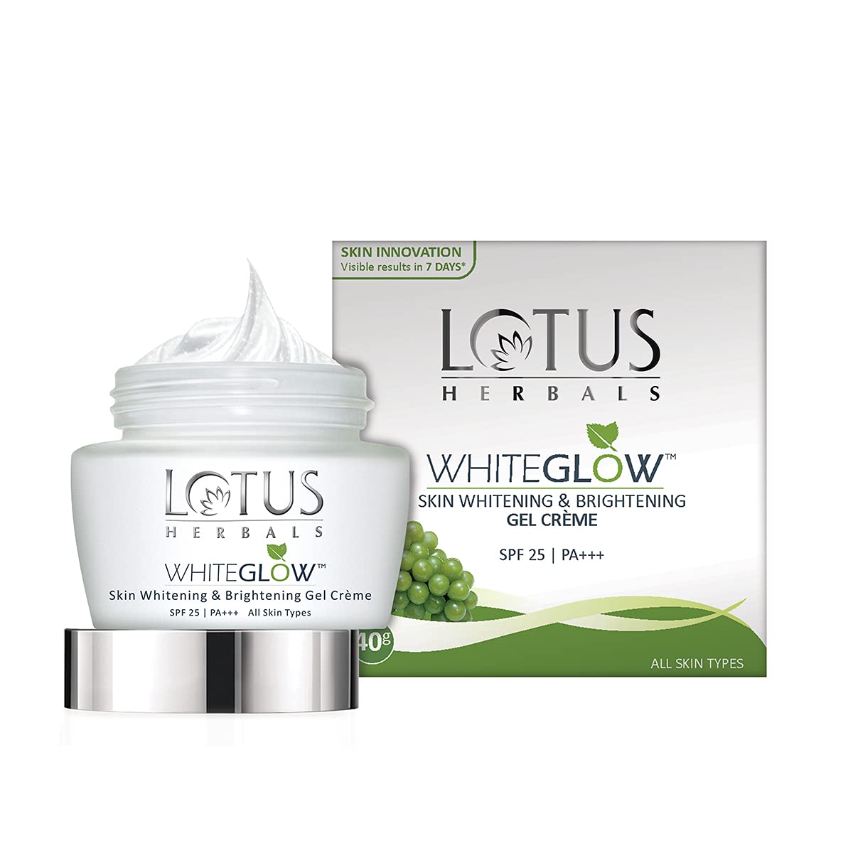 Lotus Herbals Whiteglow Skin Whitening and Brigntening Gel Creme Spf-25 Pa+++
