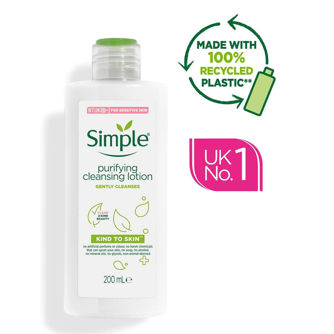 Simple Kind to Skin Purifying Cleansing Lotion (200ml)