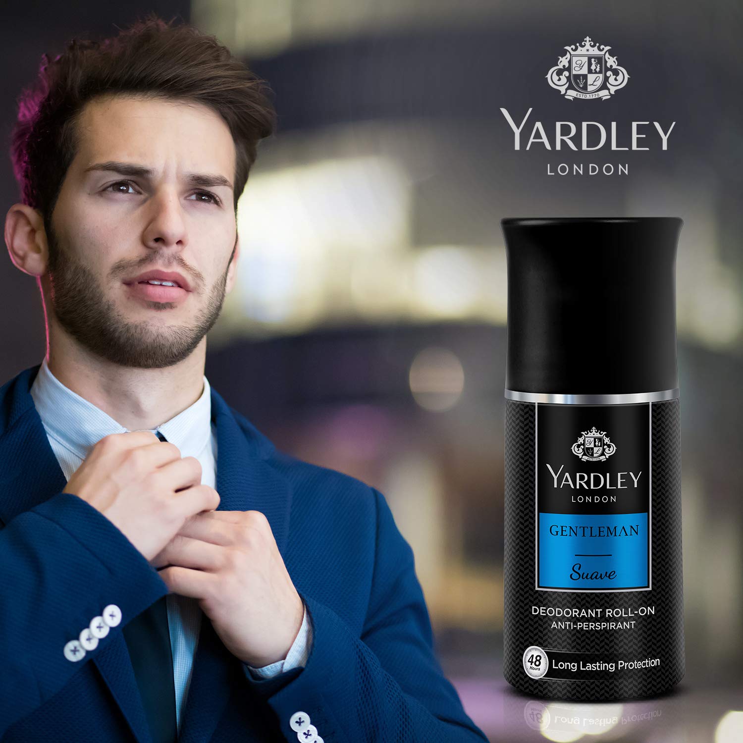Yardley London Deodorant Roll On Gentleman Suave (50ml)