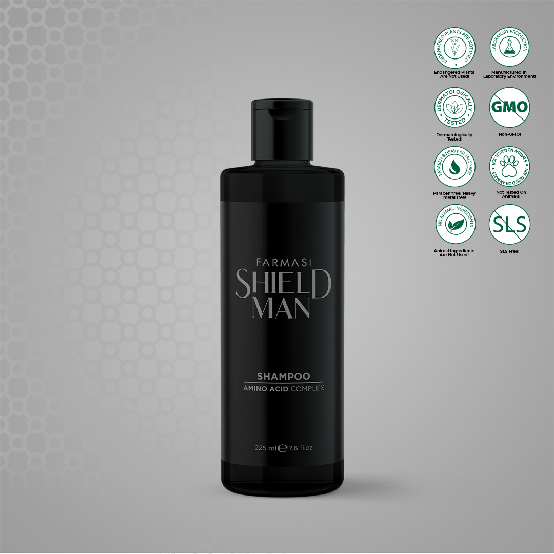 Farmasi Shield Man Shampoo Powerful and Gentle Hair Care Solution (225ml)