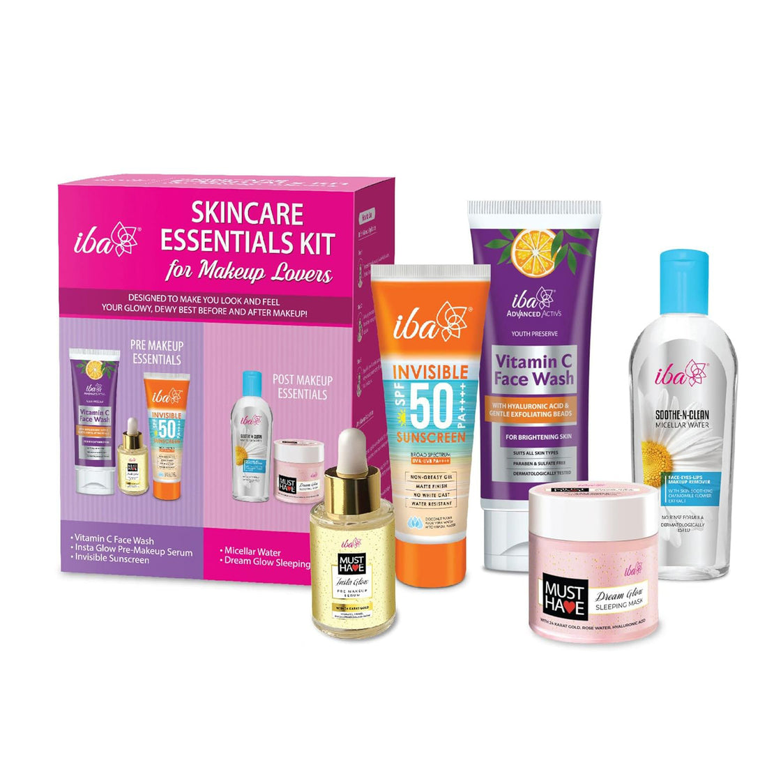 Iba Skincare Essentials Kit for Makeup Lovers