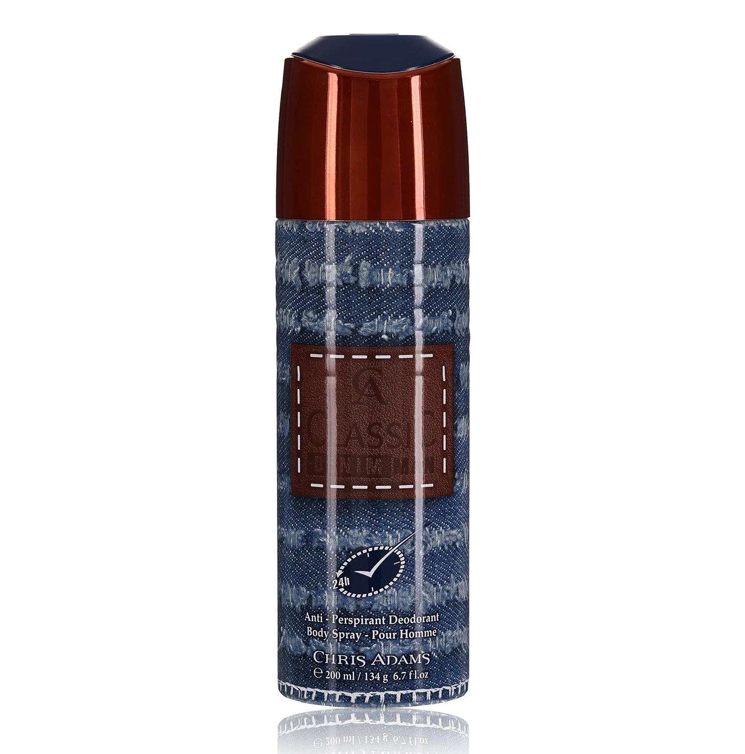 Chris Adams Deodorant Body Spray Classic Denim For Men (200ml)