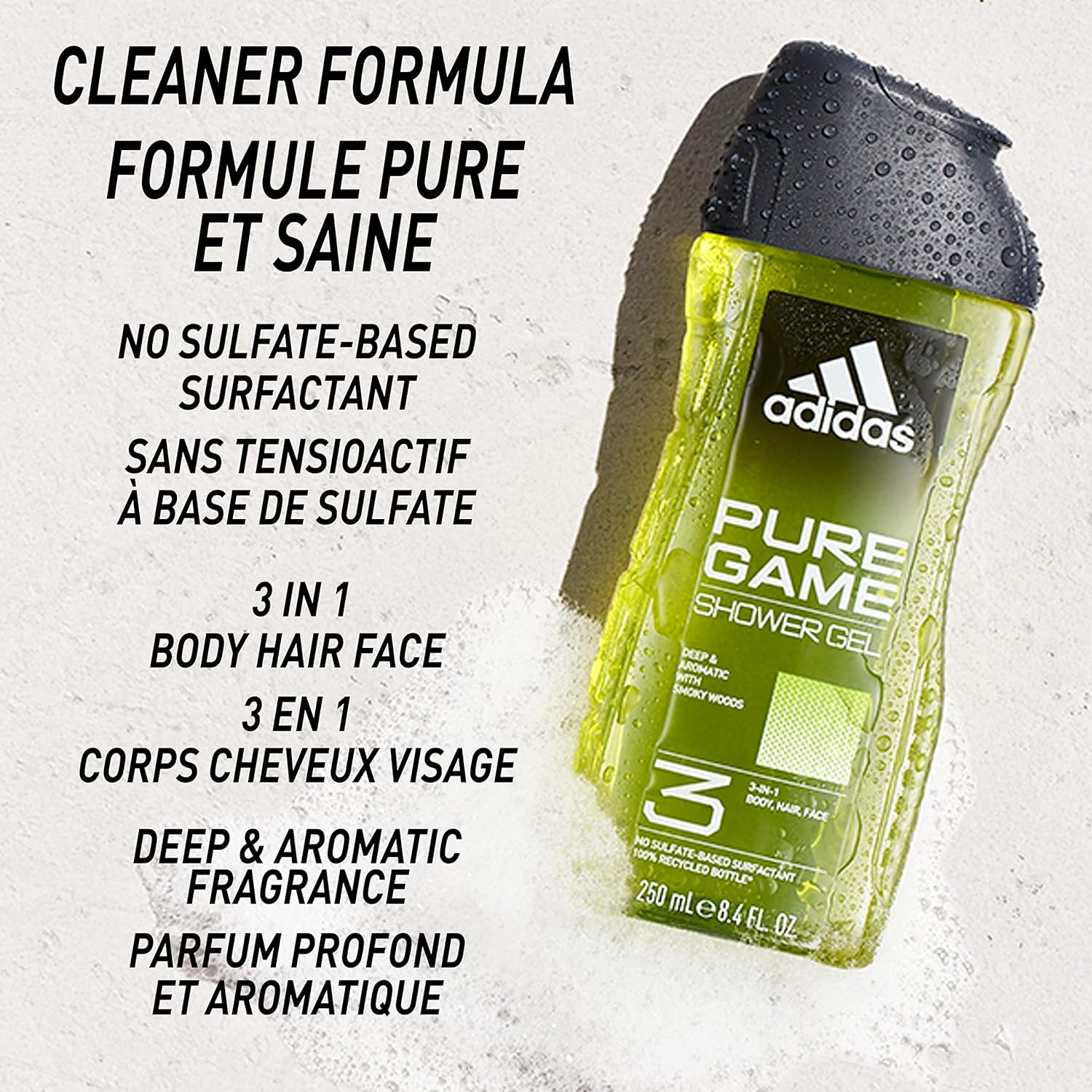 Adidas Pure Game Men Shower Gel (400ml)
