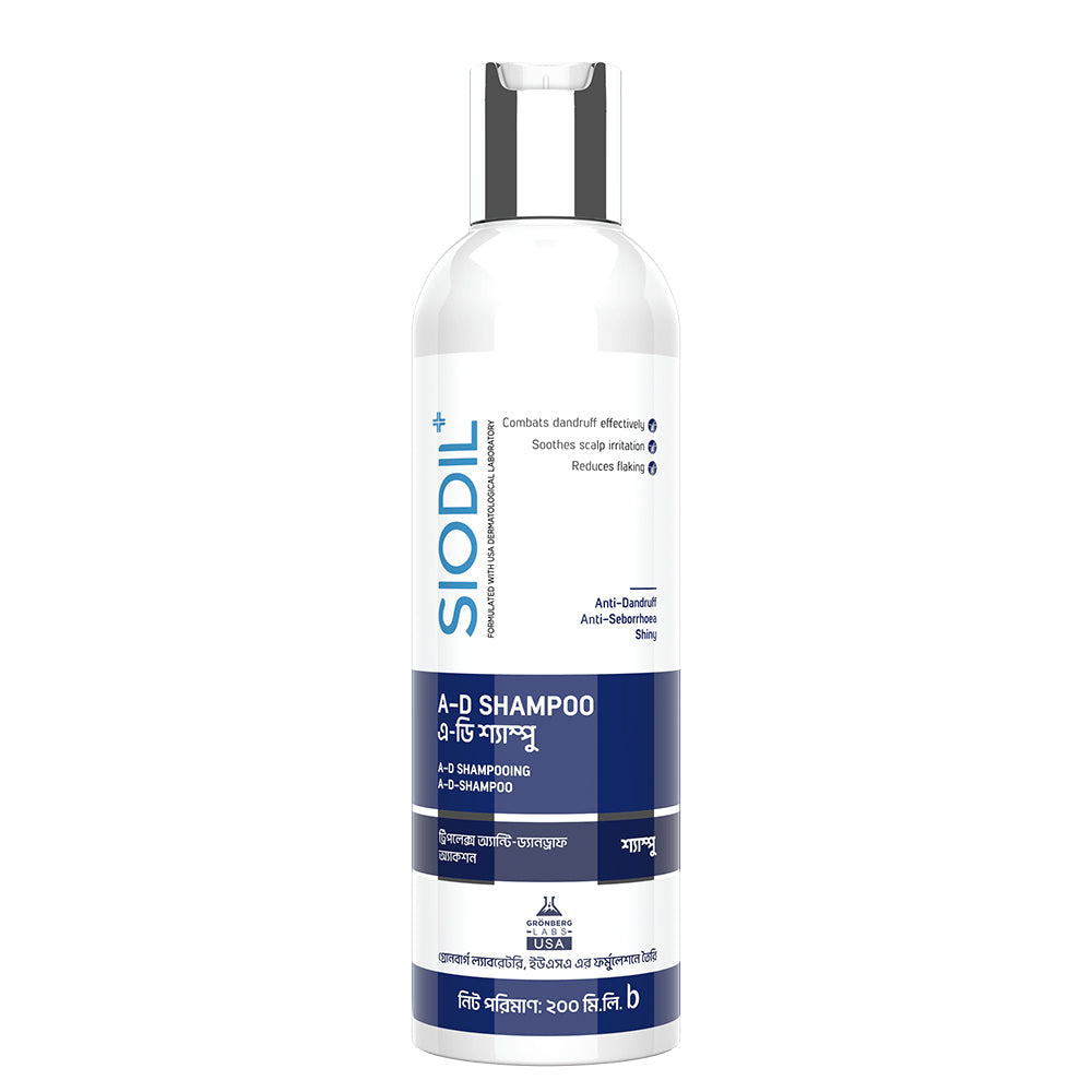SIODIL A-D Tripal Anti Dandruff Action Shampoo (200ml)