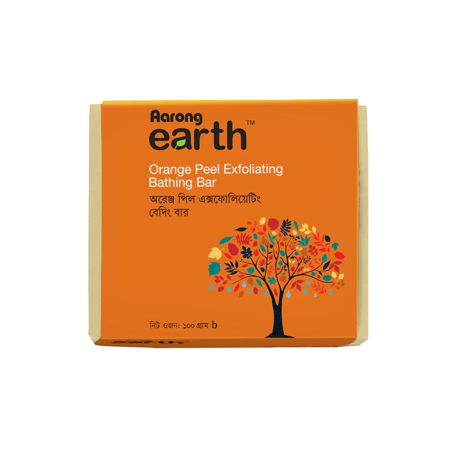 Aarong Earth Orange Peel Exfoliating Bathing Bar (100gm)
