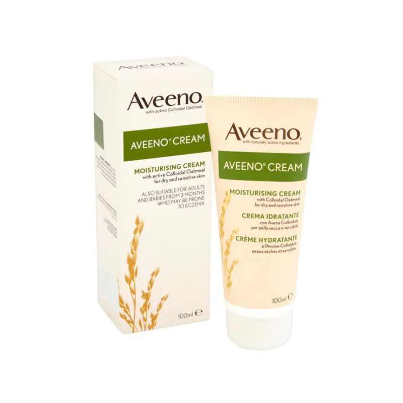 Aveeno Moisturising Cream with Active Colloidal Oatmeal (100ml)