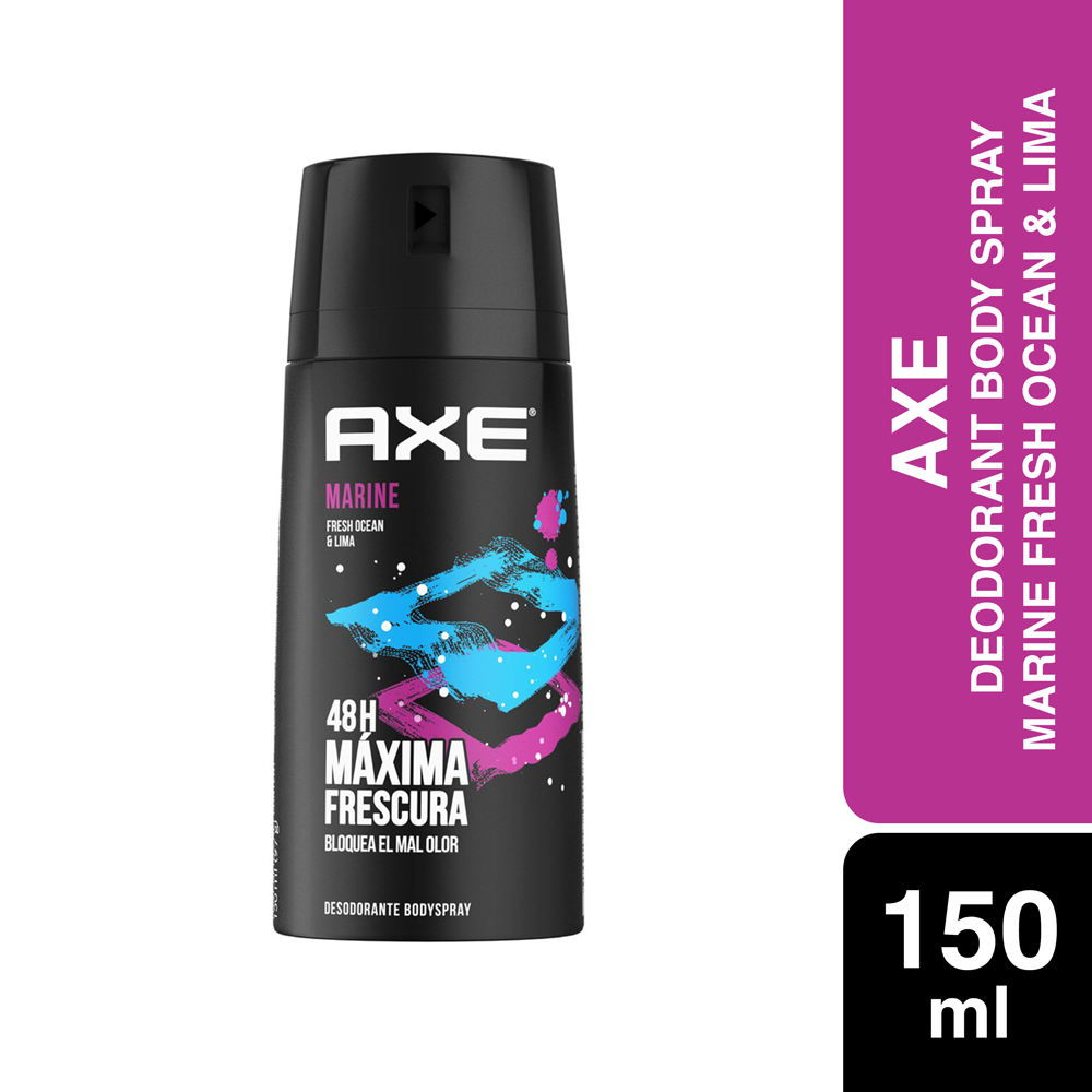 Axe Deodorant Body Spray Marine Fresh Ocean &amp; Lima 150 ml