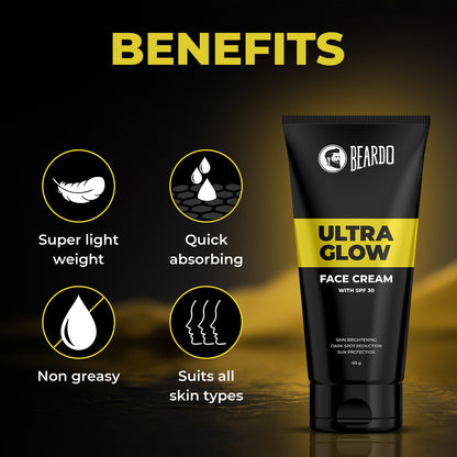 Beardo Ultraglow Face Cream with SPF30 (60gm)