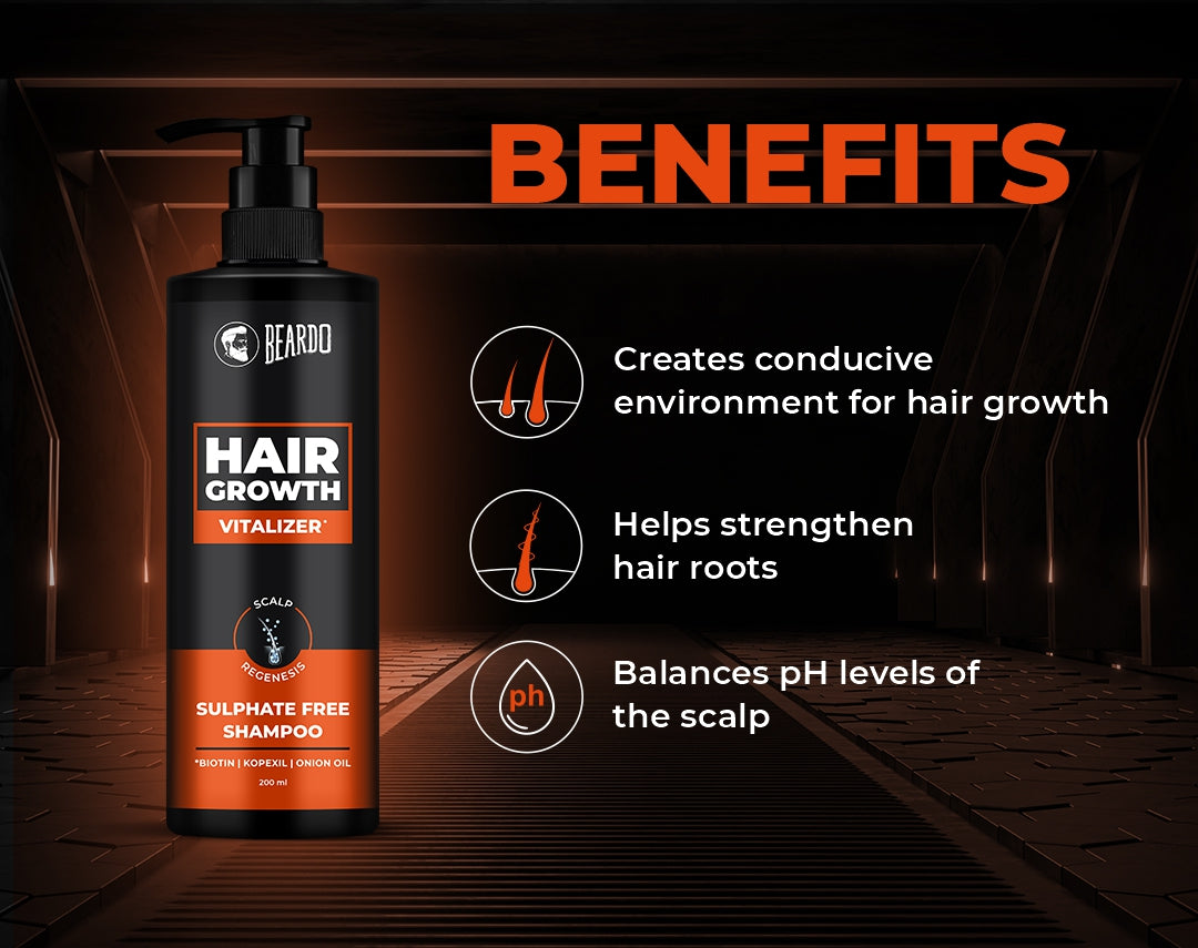 Beardo Hair Growth Vitalizer Shampoo (200ml)