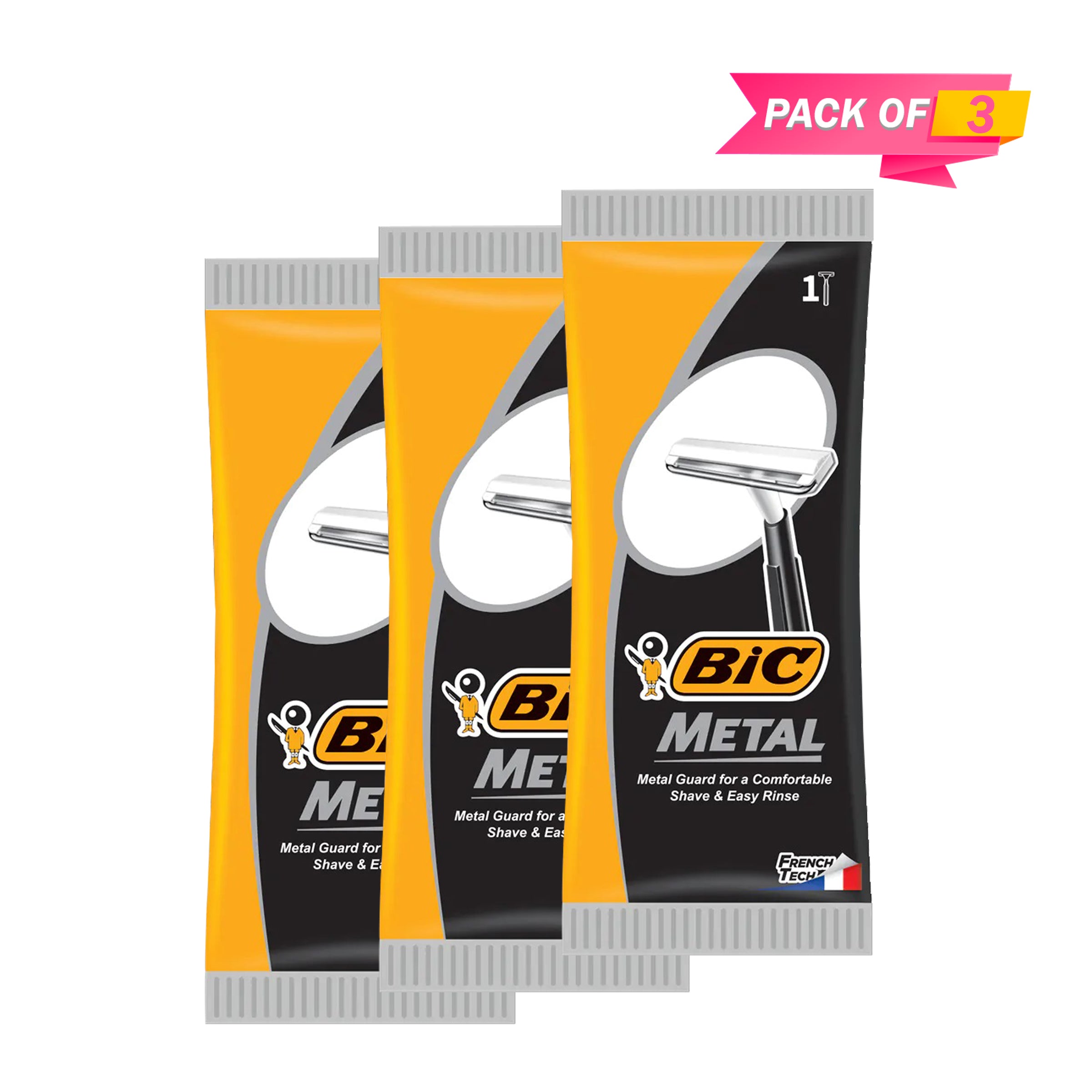 BIC Razor Metal Single Blade (Pack of 03) – OHSOGO