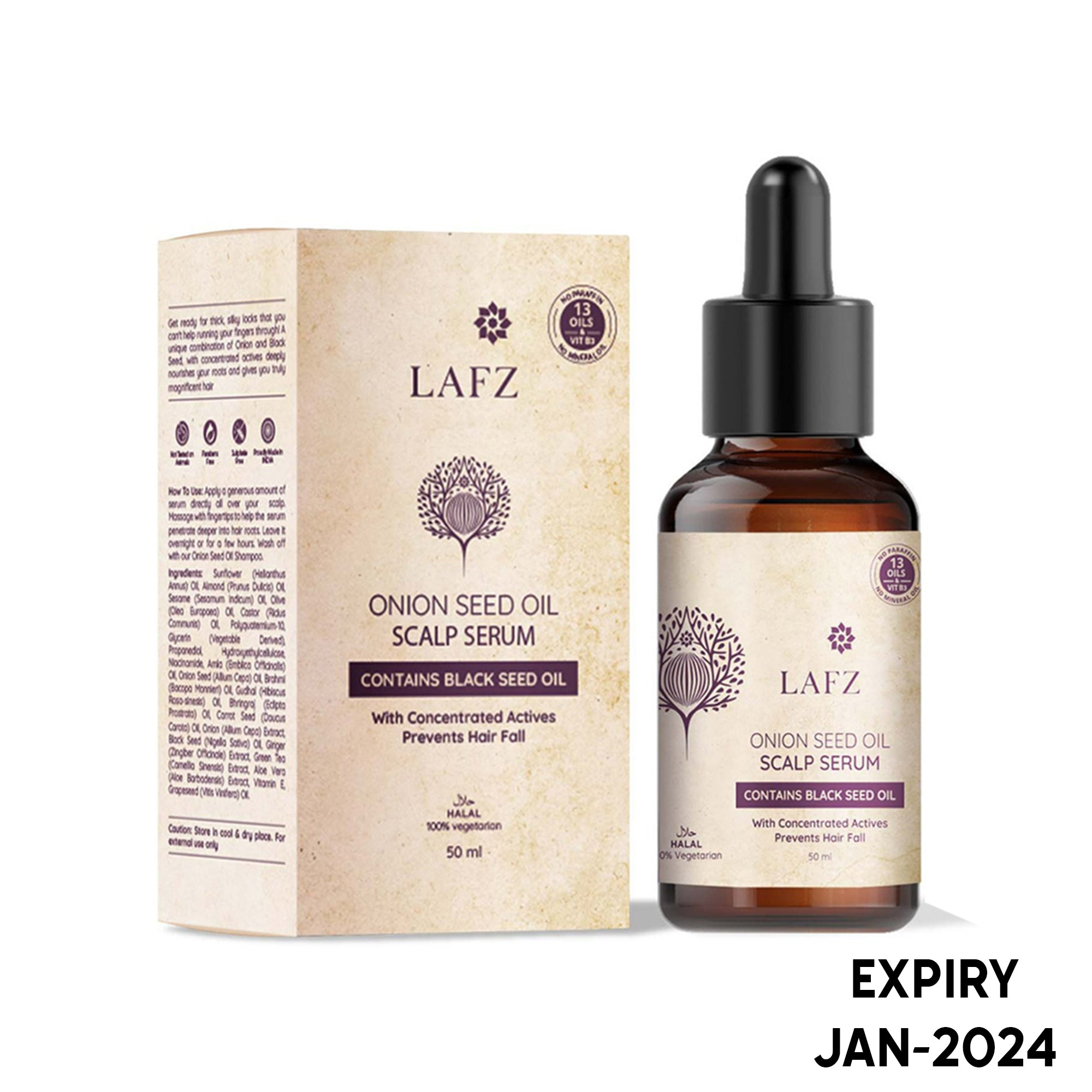 Lafz Onion Seed Hair Serum (50ml)