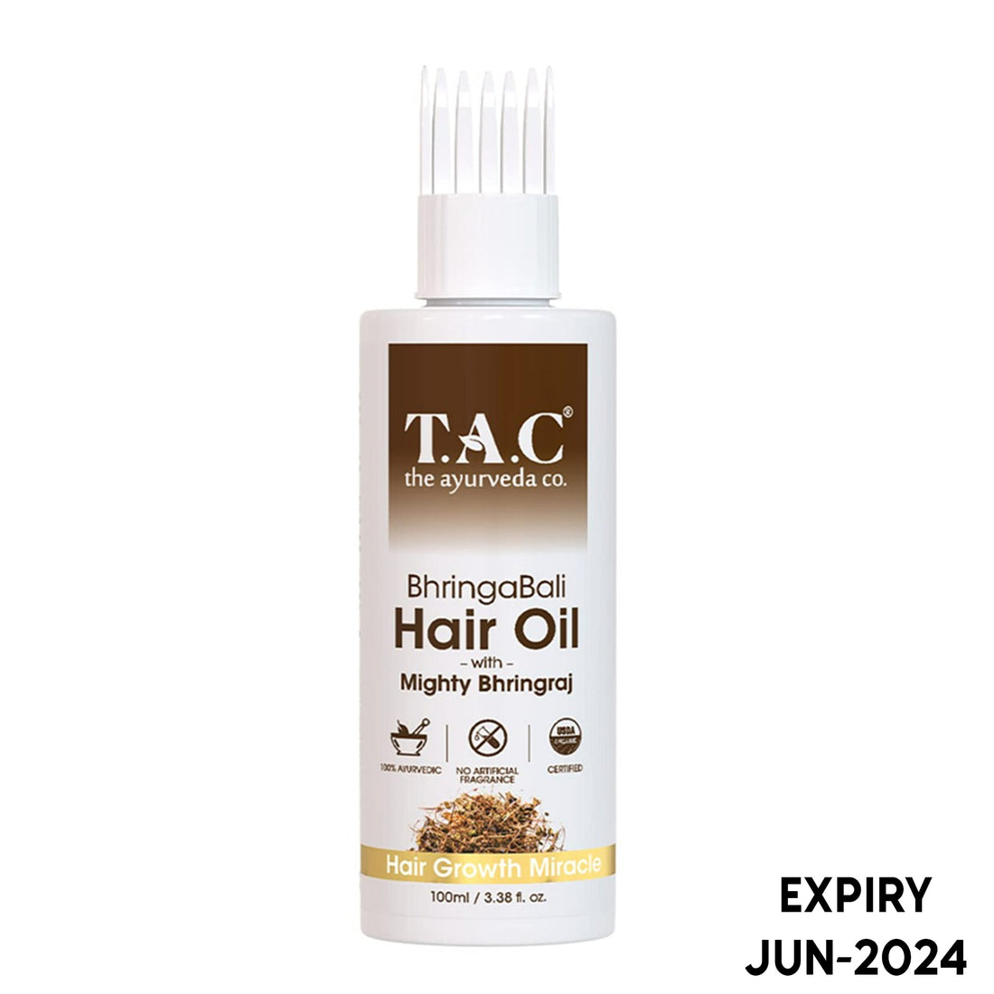 TAC- The Ayurveda Co. Bhringabali Hair Oil for Hair Growth (100ml)