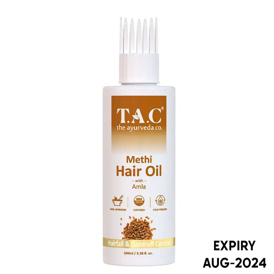 TAC - The Ayurveda Co. Methi Hair Oil with Amla (100ml)