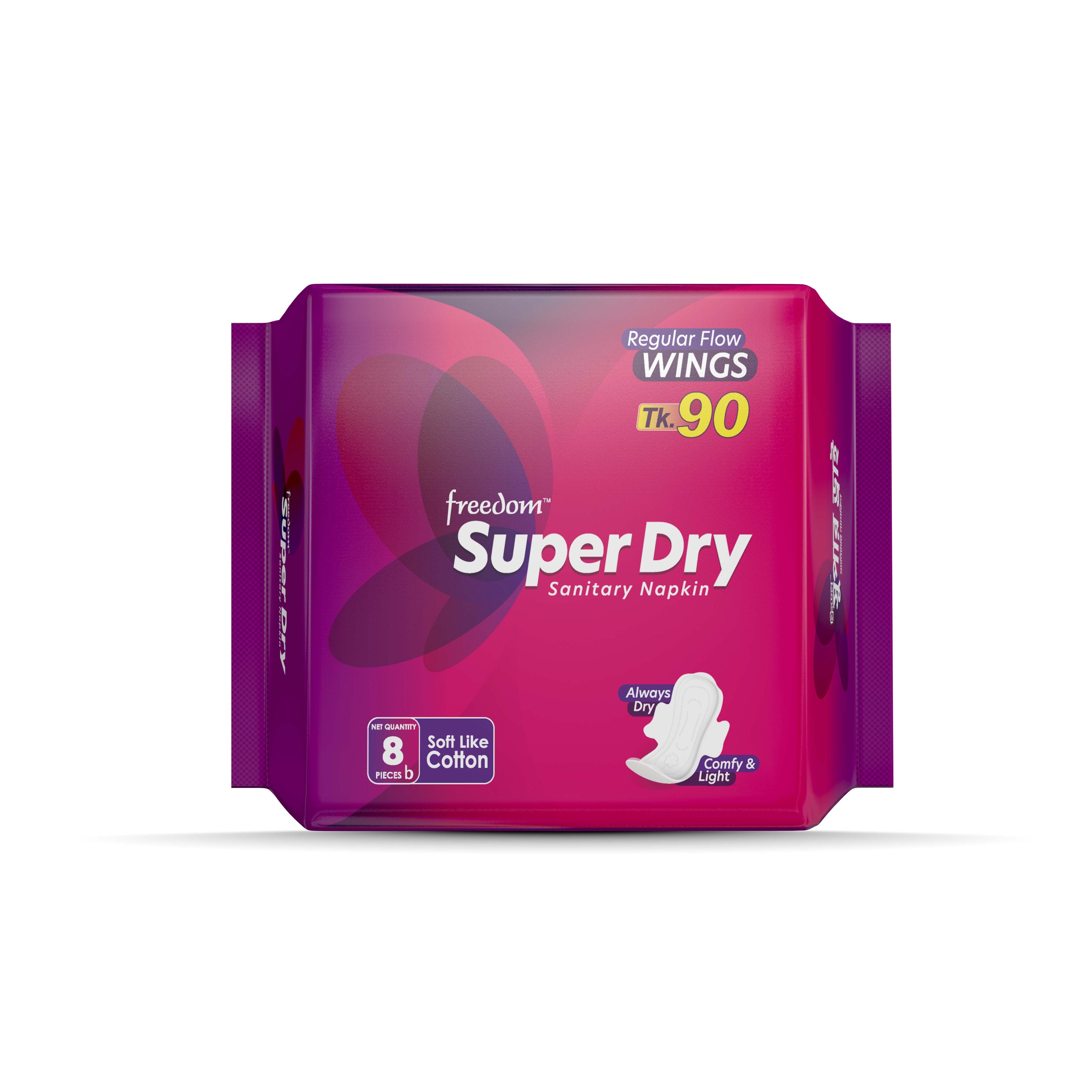 Freedom Super Dry 8 Pads (Buy 1 Get 1 Free)