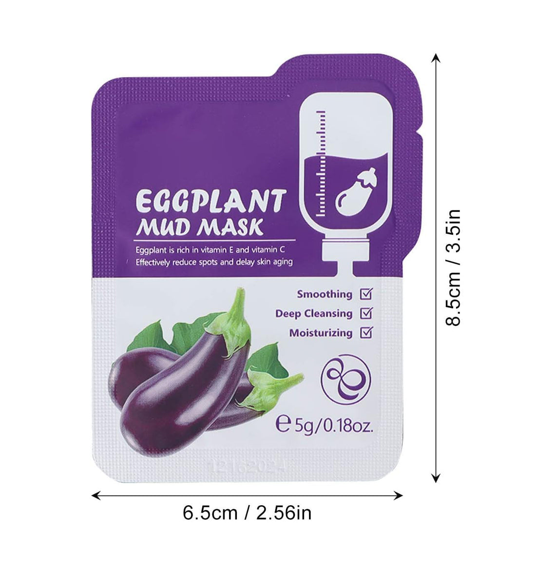 Laikou Eggplant Mud Mask (5g)