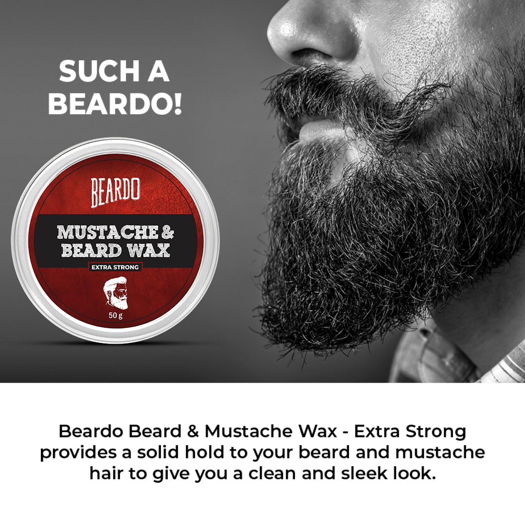 Beardo Beard and Mustache Wax Extra Strong (50gm)