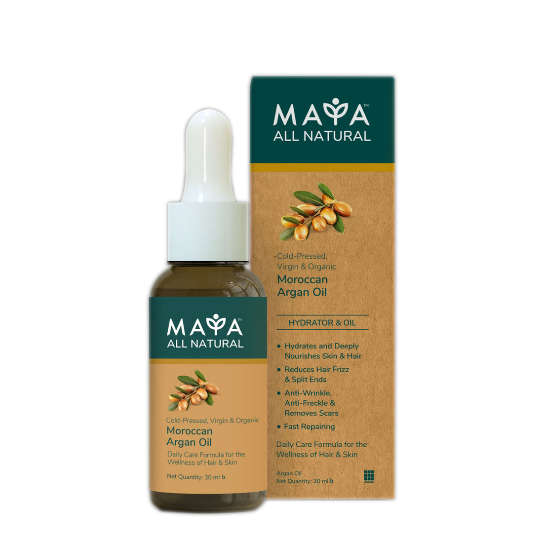 Maya All Natural Moroccan Argan Oil (30ml)