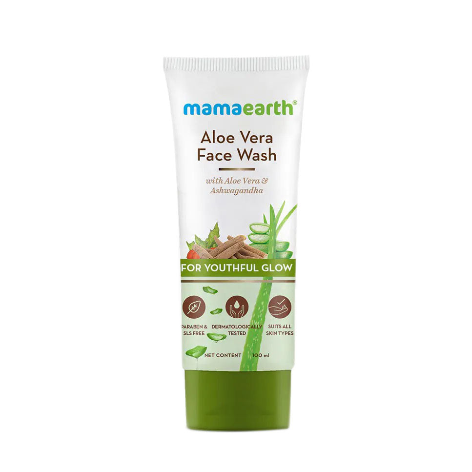 Mamaearth Aloe Vera Face Wash (100ml)