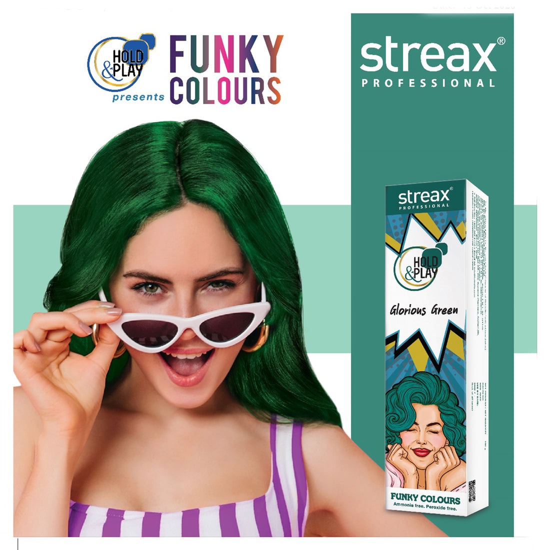 Streax Professional Hold and Play Funky Hair Colour