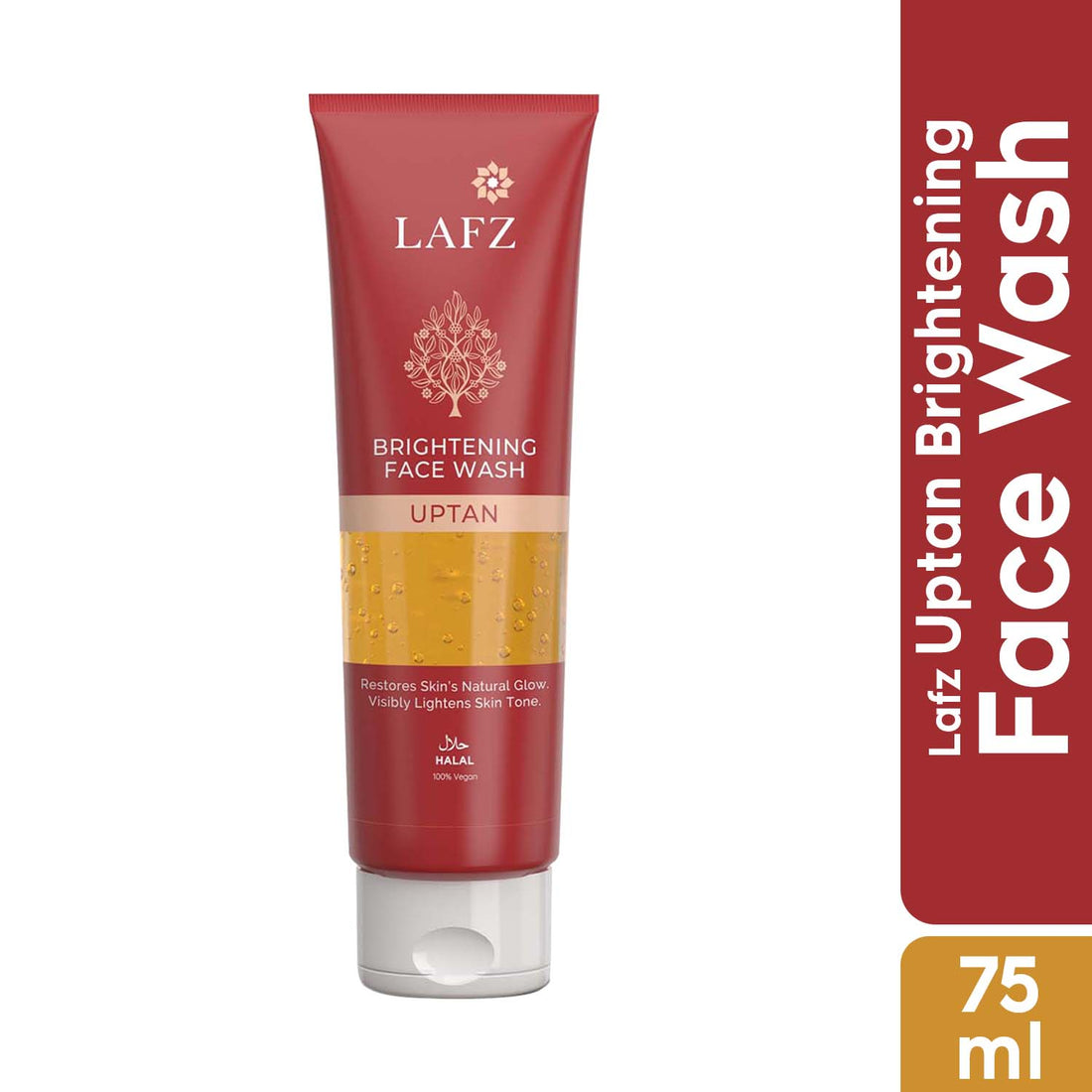 Lafz Uptan Brightening Face Wash (75ml) - Tube (Pack of 2)