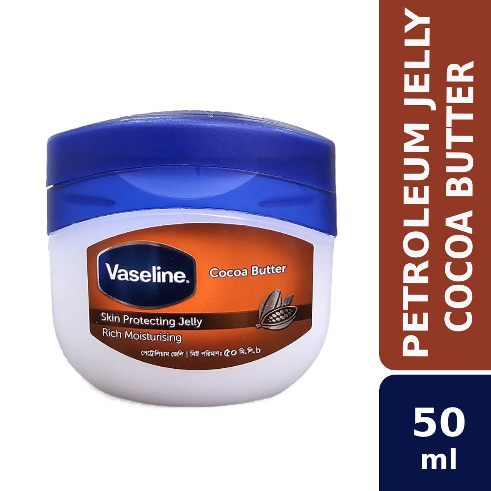 Vaseline Blue Seal Petroleum Jelly Cocoa Butter (50ml)