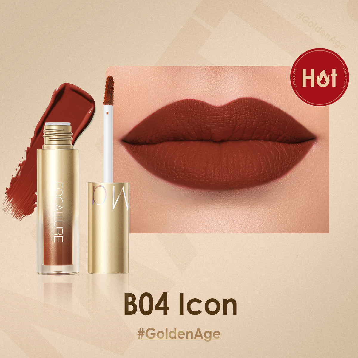 FA 245 - Focallure GLORIOUS Matte Liquid Lipstick (2.5gm)