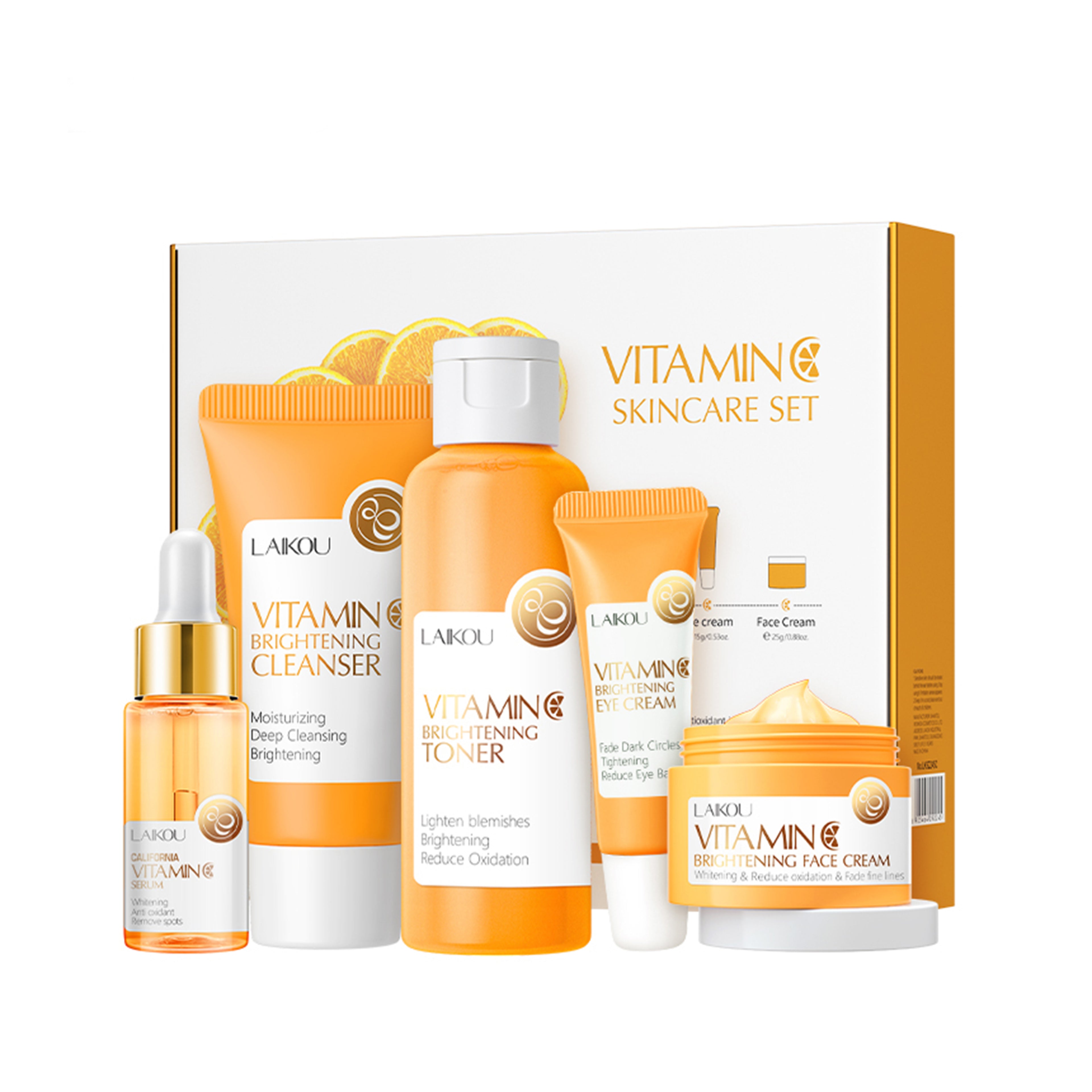 Laikou Vitamin C Skin Care Set (5Pcs)