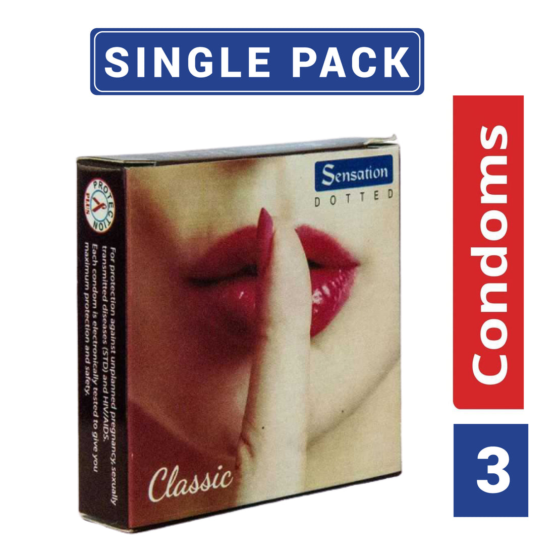 Sensation Classic Condom 3 piece