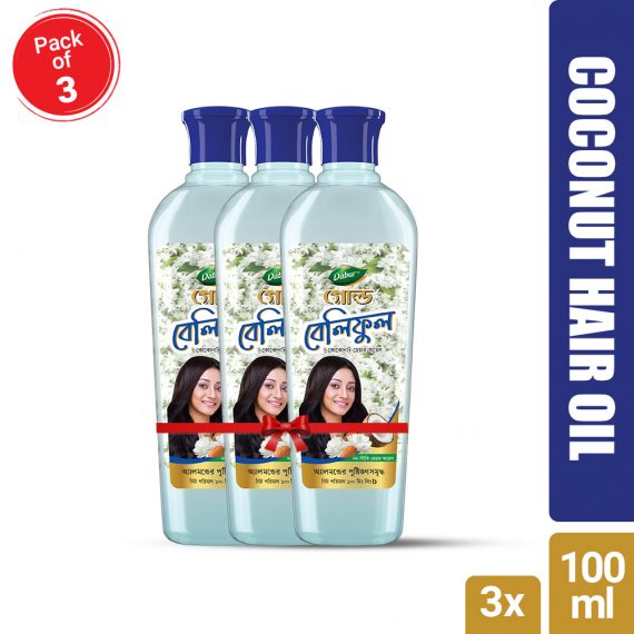Dabur Gold Beliphool Coconut Hair Oil - 100ml (Pack of 3)