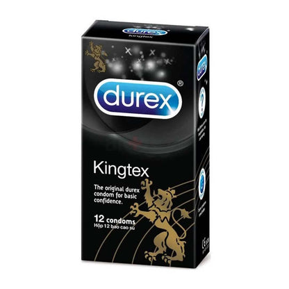 Durex Kingtex Smooth Small 49mm Condom 12pcs