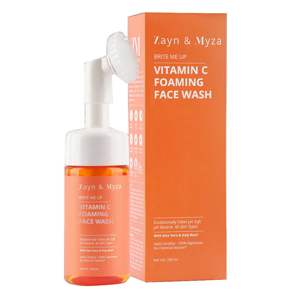 Zayn &amp; Myza Vitamin C Foaming Face Wash 100ml - (Dubai) Pack of 02