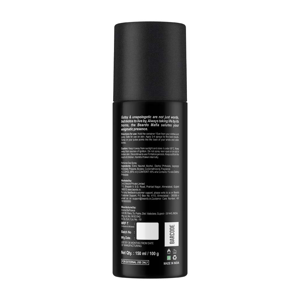 Beardo Mafia Perfume Body Spray For Men (120ml)
