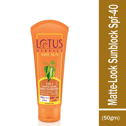 Lotus Herbals Matte-Look Sunblock Spf-40