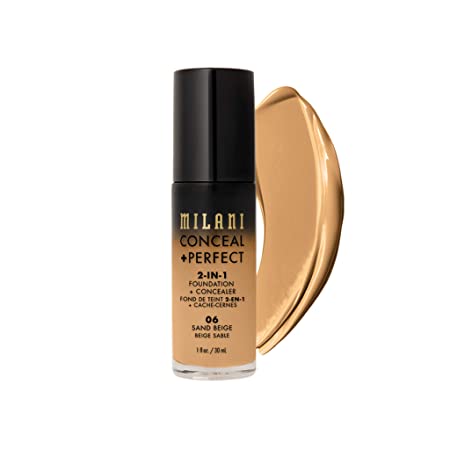 Milani Conceal + Perfect 2-in-1 Foundation and Concealer (30ml) - Sand Beige