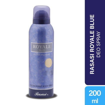 Rasasi Royale Blue Deodorant Body Spray For Men (200ml)