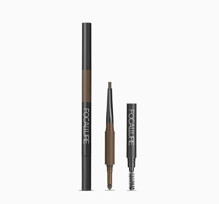 FA 64 - Focallure Waterproof 3 in 1 Auto Eyebrow Pencil