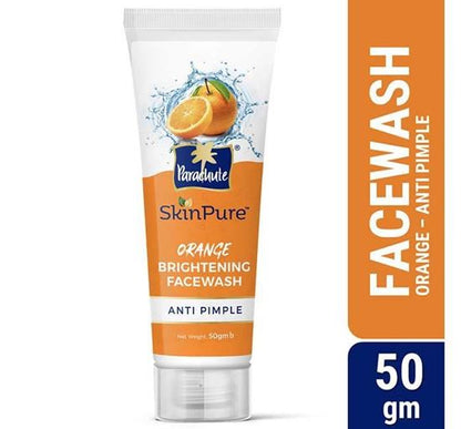 Parachute SkinPure Aloe Vera Gel 200ml (FREE Orange Facewash - ANTI PIMPLE - 50gm)