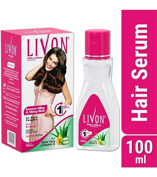 Livon Hair Serum 100ml (FREE Aloe Vera Facewash - OIL CONTROL - 50gm)