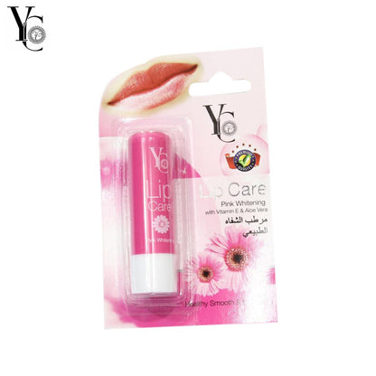 YC Pink White Vitamin E and Aloe Vera Lip Care (3.8gm)
