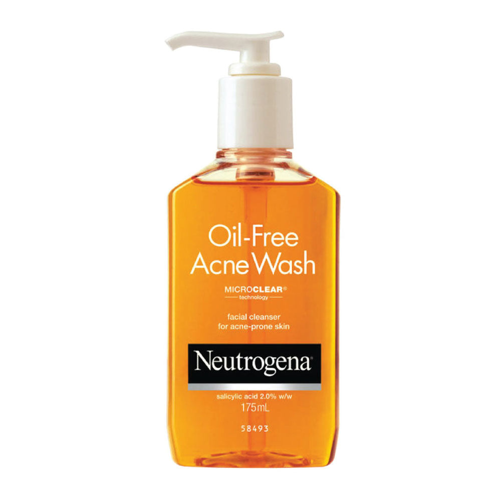 Neutrogena Oil Free Acne Wash Facial Cleanser (175ml)